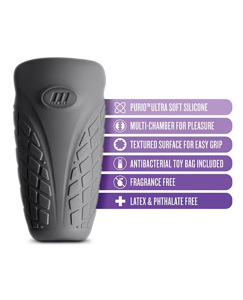 M-Elite Platinum Gript Silicone Stroker