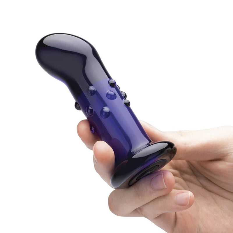 Glas Vibrating G-spot and P-spot rechargeable butt plug