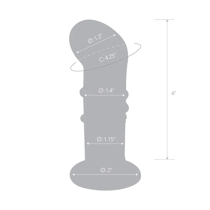 Glas vibrating butt plug dimensions
