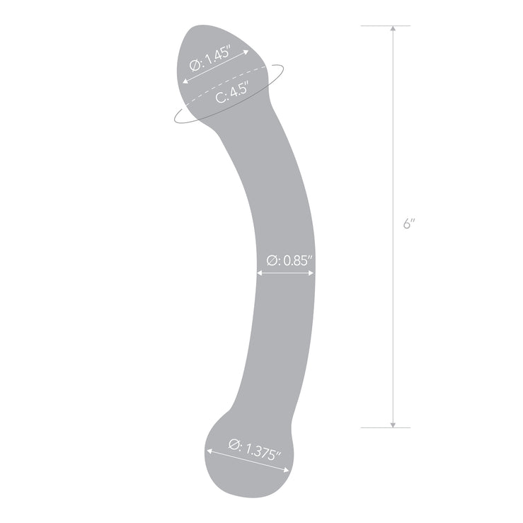 GLAS Curved Glass G-Spot Stimulator