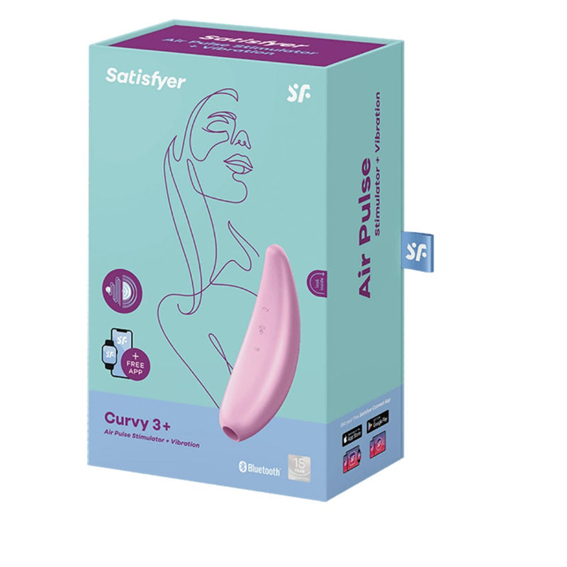Satisfyer Curvy 3+ App-Controlled Air Pressure Vibe