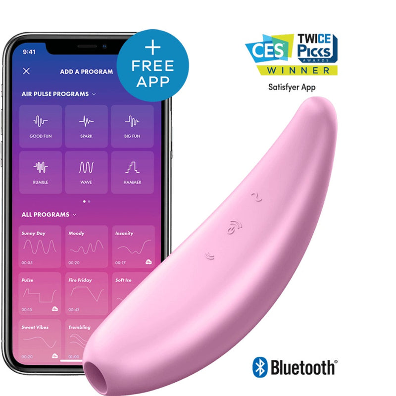 Satisfyer Curvy 2+ App-Controlled Air Pressure Vibe